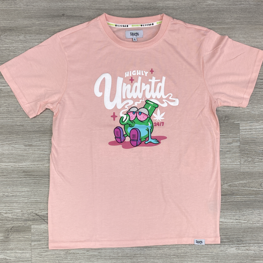 Highly Undrtd- peace makers ss tee (pink)