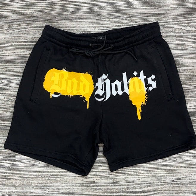 Roku Studio- bad habits nun fleece shorts