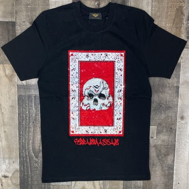 Ferrari Massari- skull lit ss tee