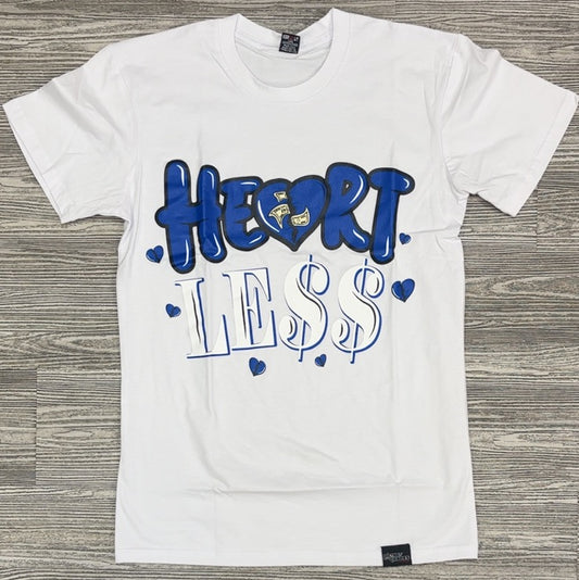 Planet Of The Grapes-heartless ss tee (white/royal)