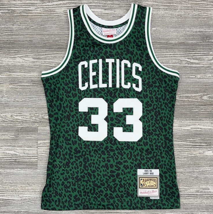 Mitchell & Ness- Nba Wild Swingman Jersey Celtics 85 Larry Bird