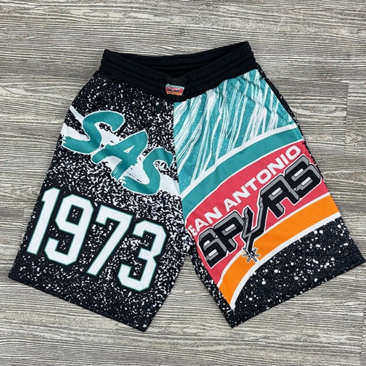 Mitchell & Ness- nba Jumbotron sumimated shorts Spurs