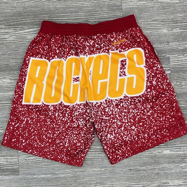 Mitchell & Ness- Nba Jumbotron Submimated Shorts Rockets