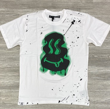 Hudson- crazy smiley ss tee