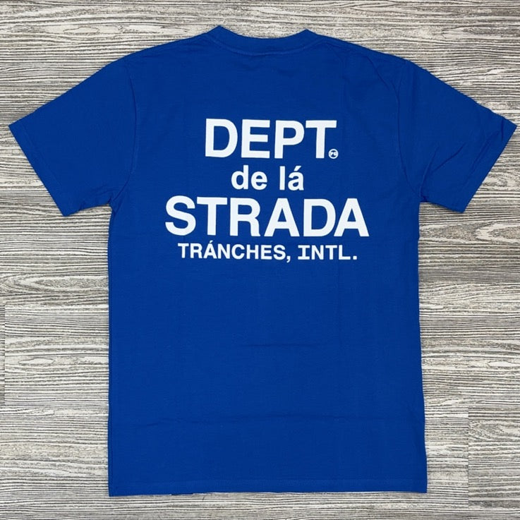 Planet Of The Grapes- Strada ss tee (blue/white)