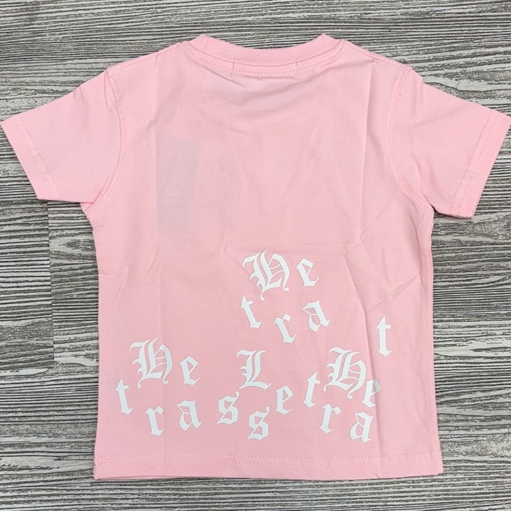 Focus- heartless ss tee (pink)(kids)