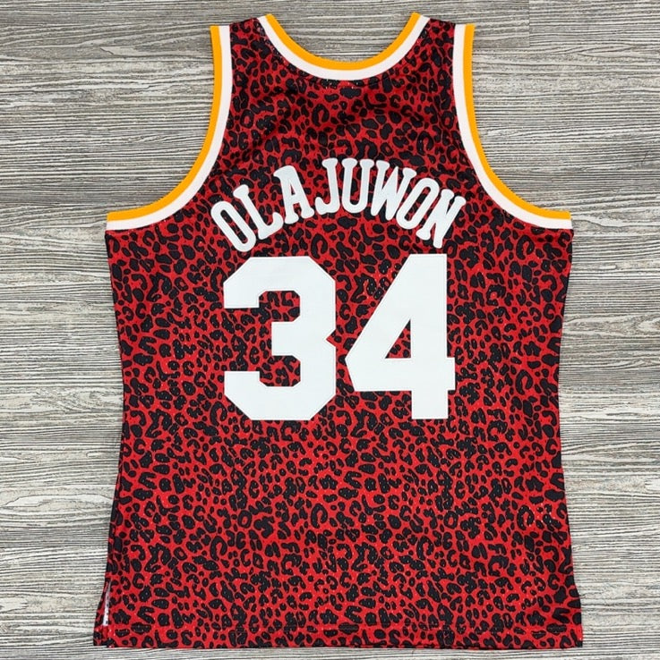 Mitchell & Ness- nba wildlife swingman jersey Rockets 93 Hakeem Olajuwon